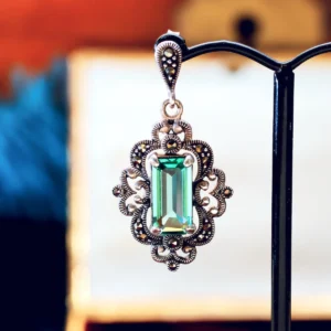 Earrings in Marcasite