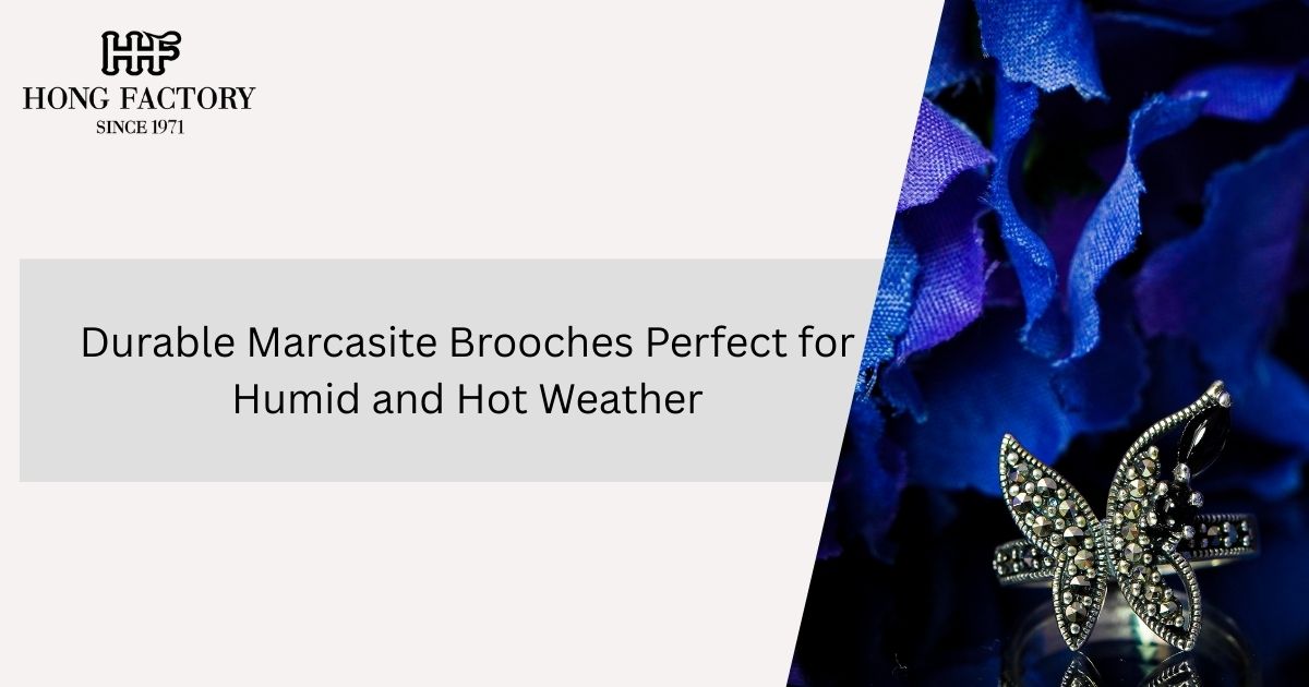 Durable Marcasite Brooches Perfect for Humid and Hot Weather