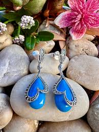 Earrings in Marcasite