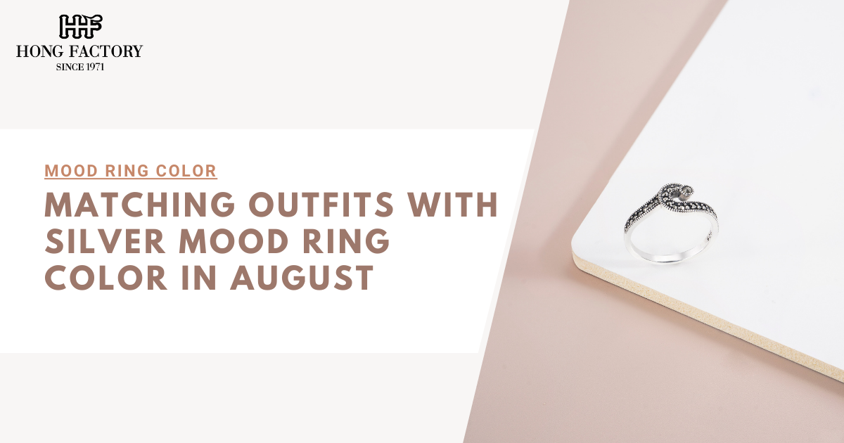 Matching Outfits with Silver Mood Ring Color in August