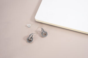 Silver Hoop Earring 70mm