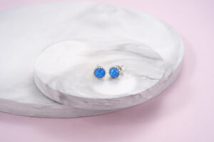 Silver Hoop Earring 70mm