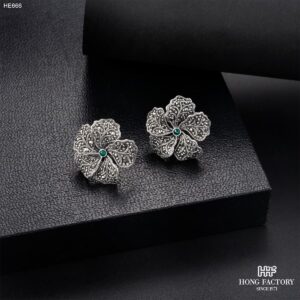 Silver Hoop Earring 70mm