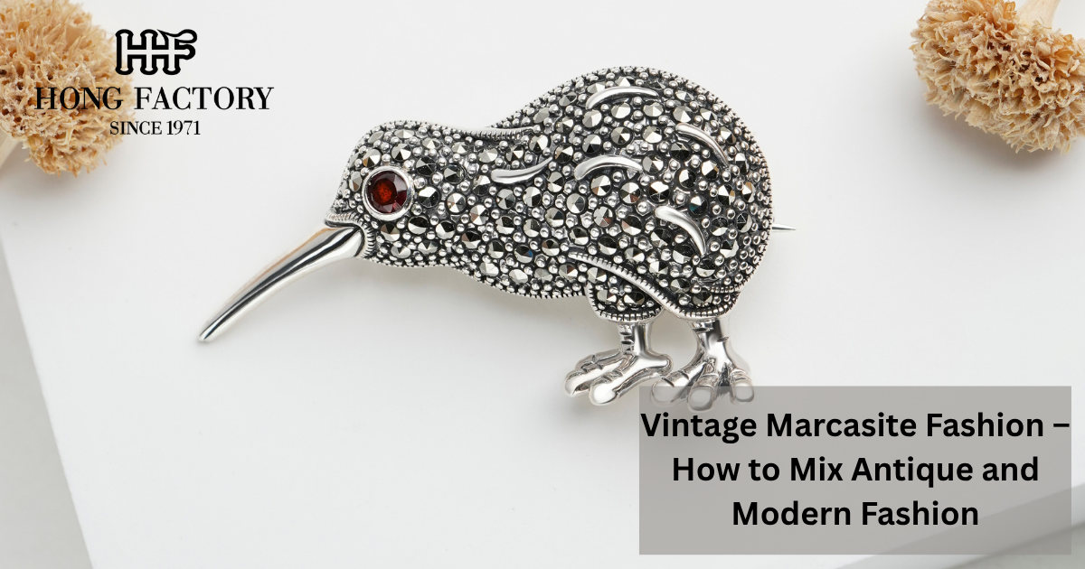 Vintage Marcasite Fashion – How to Mix Antique and Modern Fashion
